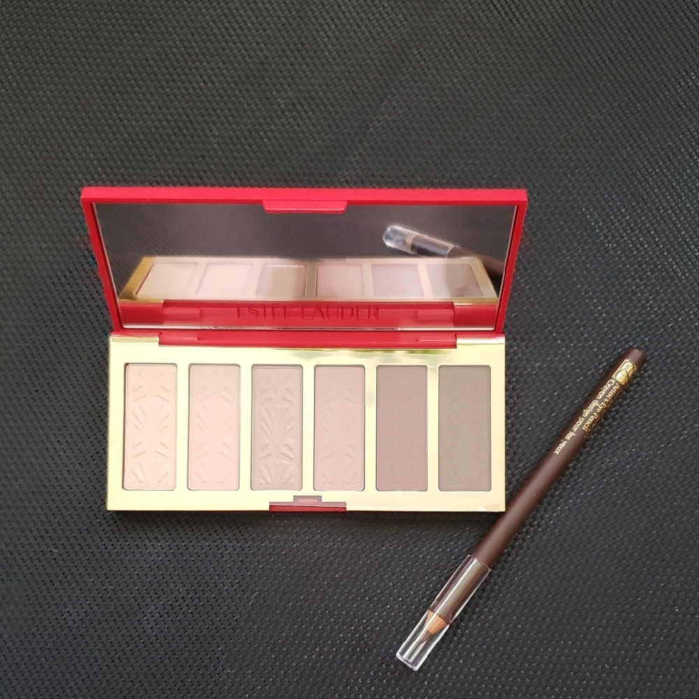Estee Lauder Eyeshadow Palette & Eye Pencil Brown